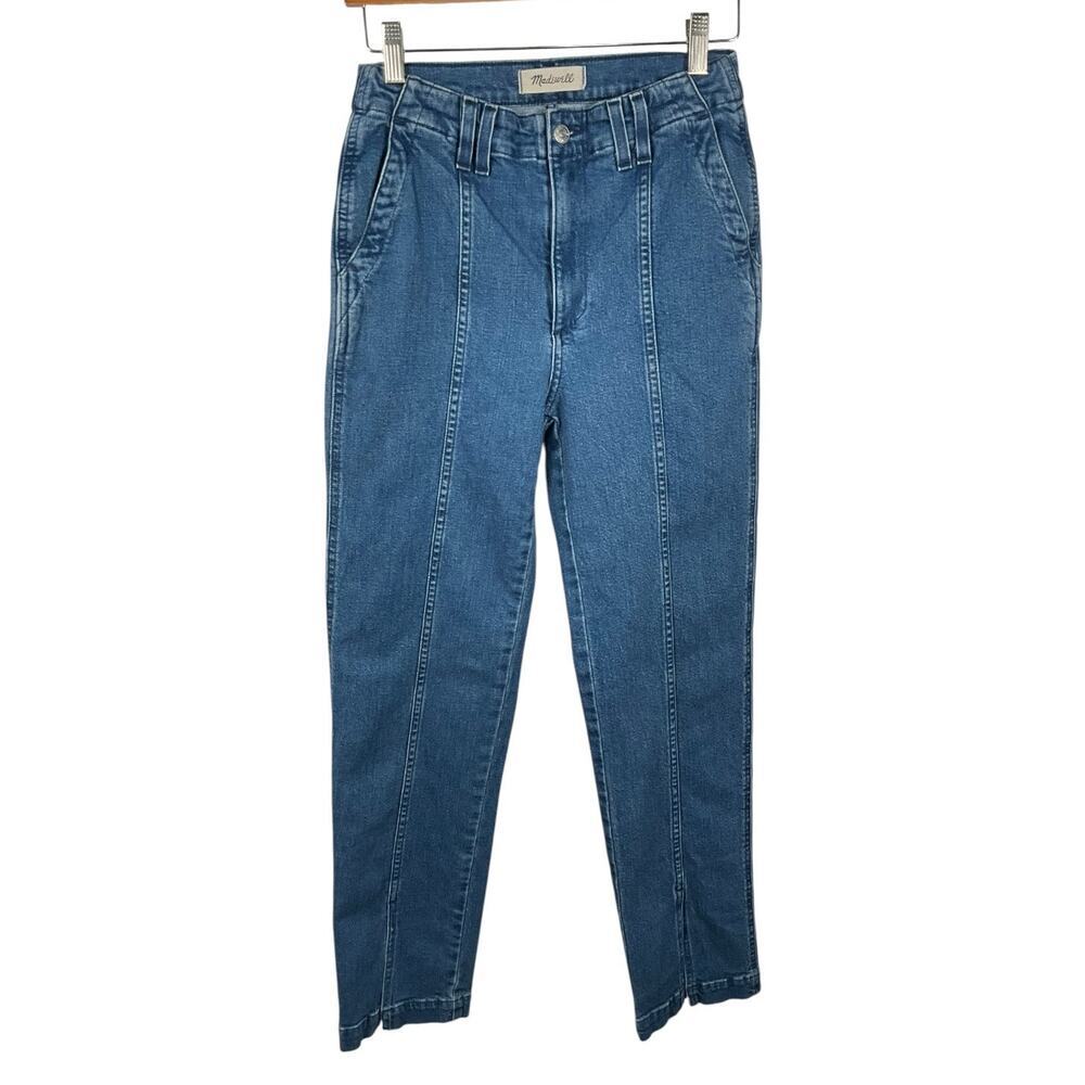 Madewell Perfect Vintage Straight Jean Womens 26 High Rise Medium Wash Denim